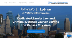 Desktop Screenshot of lotvenlaw.com